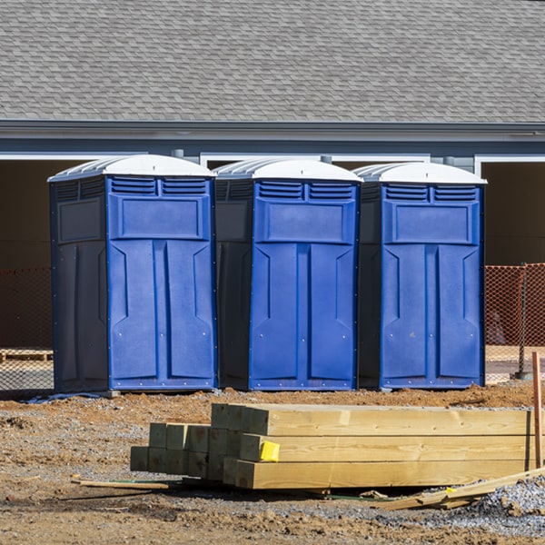 do you offer hand sanitizer dispensers inside the portable toilets in Olpe